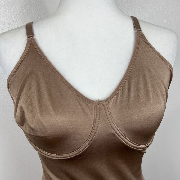 Marilyn Monroe Bodysuit Women Extra Large Nude Tan Inner Stretch Shaping Tank - Picture 7 of 14